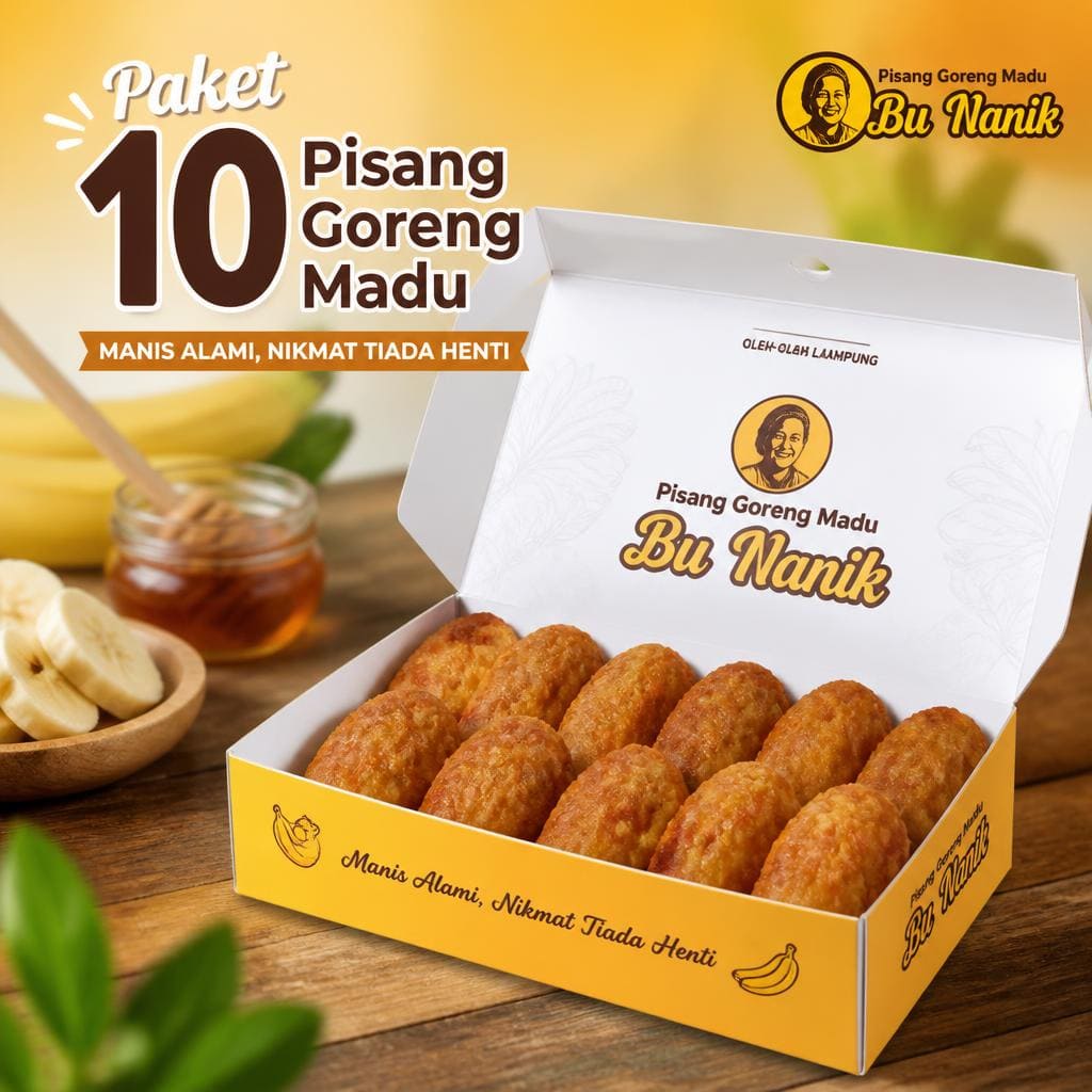 Paket 10 Pisang Goreng Madu Bu Nanik